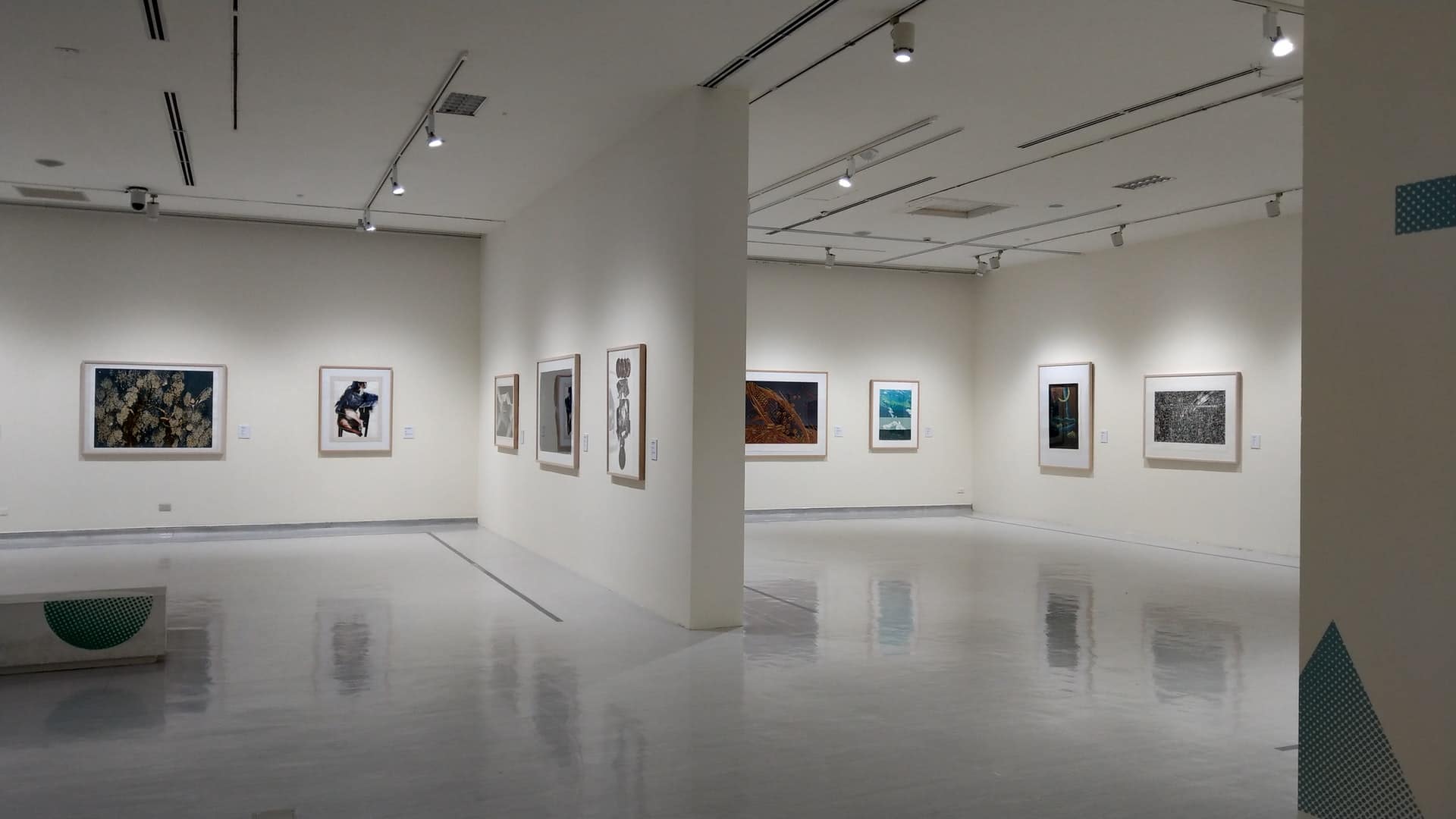 Paintings in a gallery representing an estate dispute over the trustee's handling of art owned by the estate and other expenses